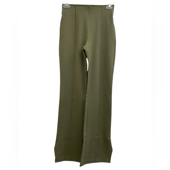 Abercrombie & Fitch Green Wide Leg Casual Pants - Picture 10 of 11